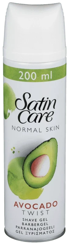 Gillette Barbergel Satin Care Avocado 200ml