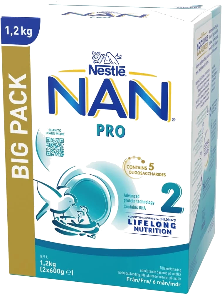 NAN Pro 2 Tillskottsnäring Pulver 6M