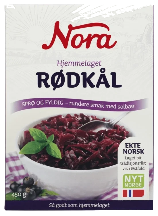 Rødkål Hjemmelaget 450g Nora