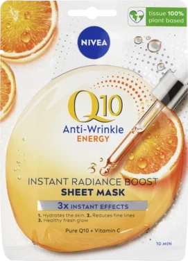 Nivea Ansiktsmaske Q10 Plus Sheet 1stk
