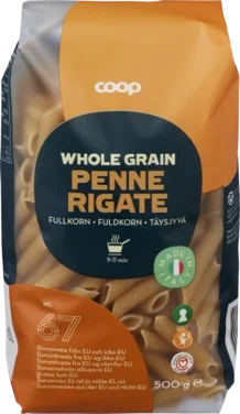 Penne Rigate whole wheat