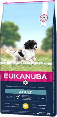 Dog Adult Medium Breed 12 kg Fôr Eukanuba