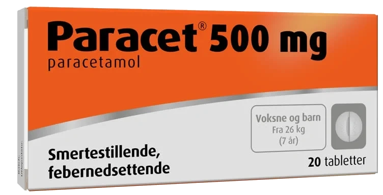 Paracet Tablett Rund 500mg 20stk