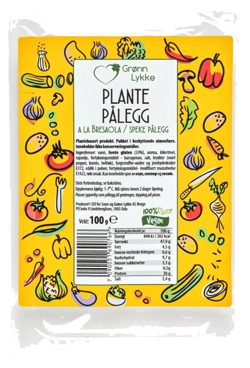 Plante Pålegg A La Bresaola