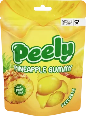 Peely Gummy Pineapple 85g
