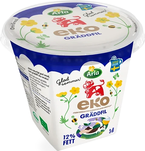 Eko gräddfil 12% 3 dl