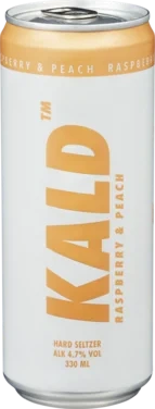 Kald Hard Seltzer Raspberry & Peach 330ml