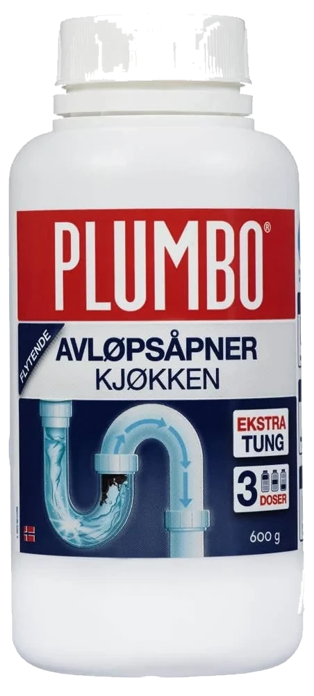 Flytende avløpsåpner kjøkken