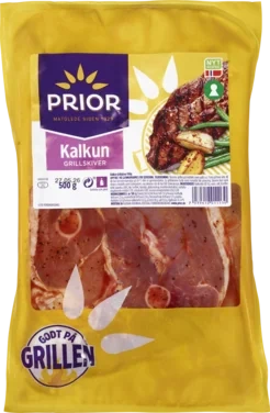 Kalkun Grillskiver 500g Prior