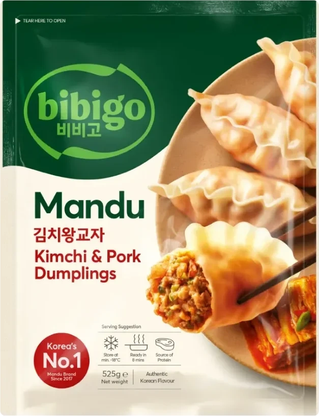 Bibigo Kimchi & Pork Mandu 525g