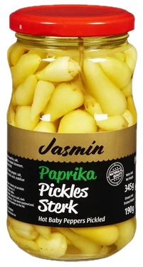 Paprika Pickles Sterk 345g Jasmin