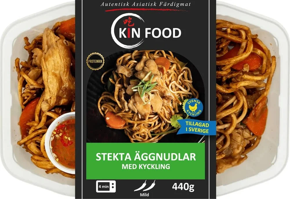 Äggnudlar med Kyckling