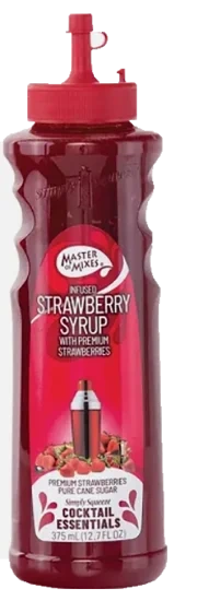 Strawberry Syrup Cocktail Essentials 375ml