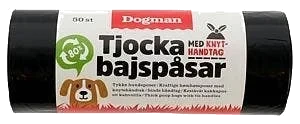 Tykke hundeposer med knytehåntak