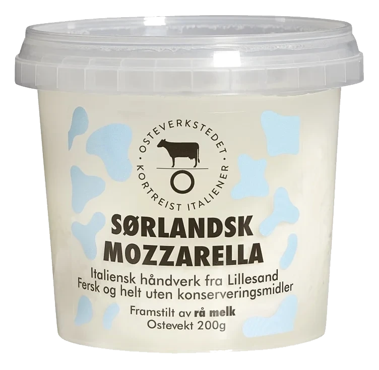 Sørlandsk Mozzarella 200g