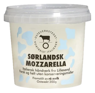 Sørlandsk Mozzarella 200g