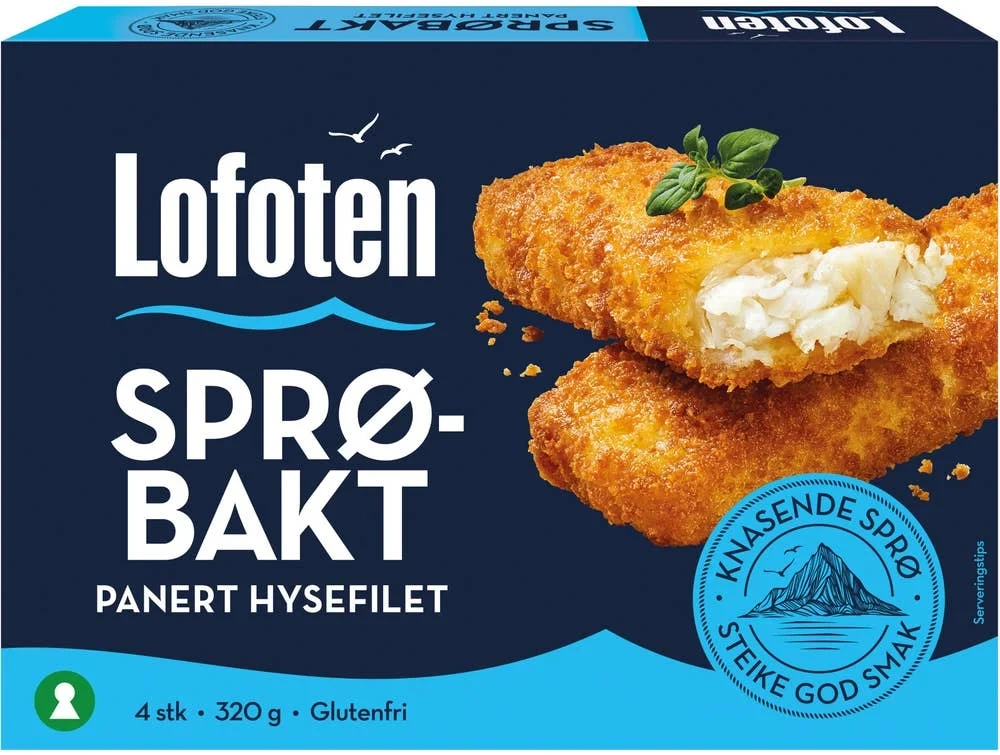 Sprøbakt hyse