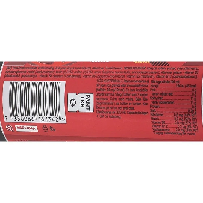 Energidryck Classic Tutti-Frutti