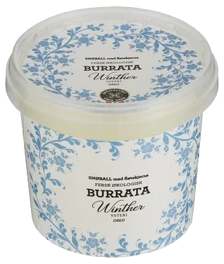 Snøball m/Fløtekjerne Burrata 160g Winther
