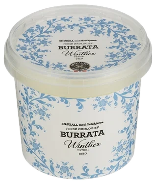 Snøball m/Fløtekjerne Burrata 160g Winther