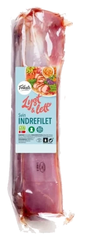Svin Indrefilet Ca500g Folkets