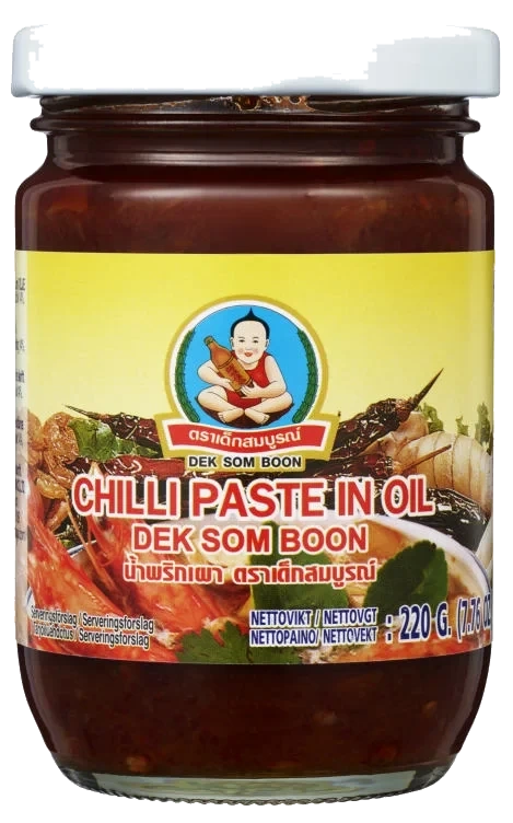 Chilli Paste In Oil 220g Dek Som Boon