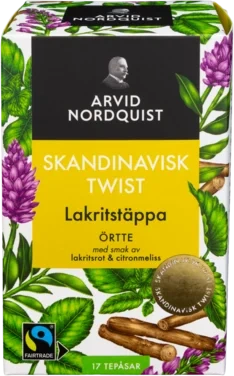 Arvid Nordquist Fairtrade Lakritstäppa Urtete 17st