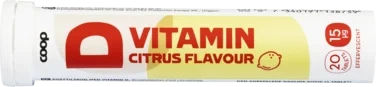 Vitamin D 15µg, Citrus, Effervescent