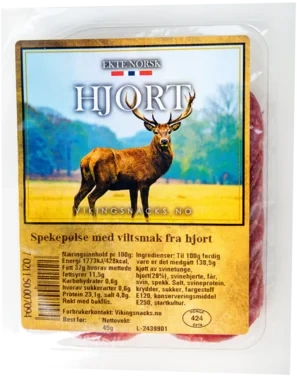 Hjortepølse 45g Vikingsnacks