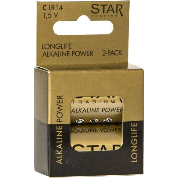 Batteri C 1,5V Longlife Alkaline Power