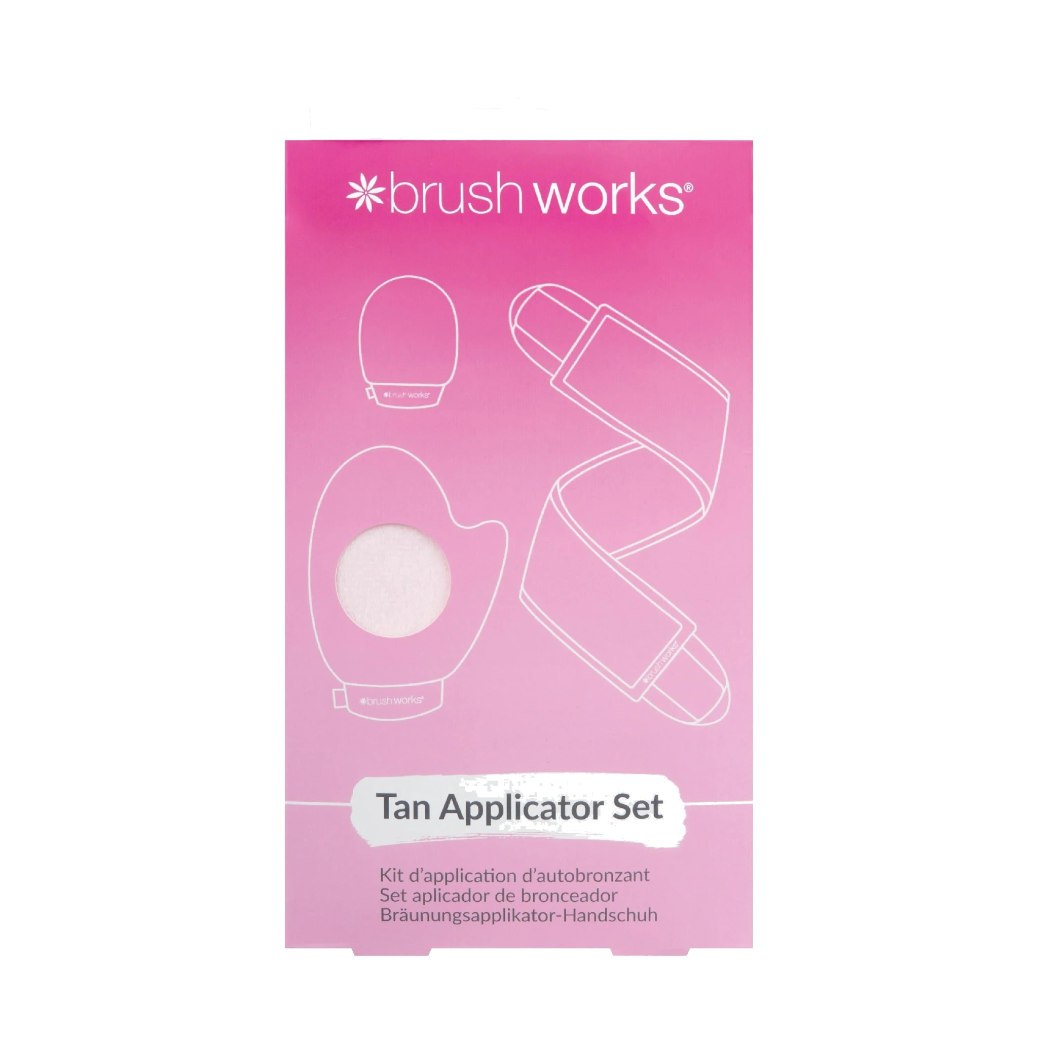 Brushworks Tan Applicator Set, 1 sett