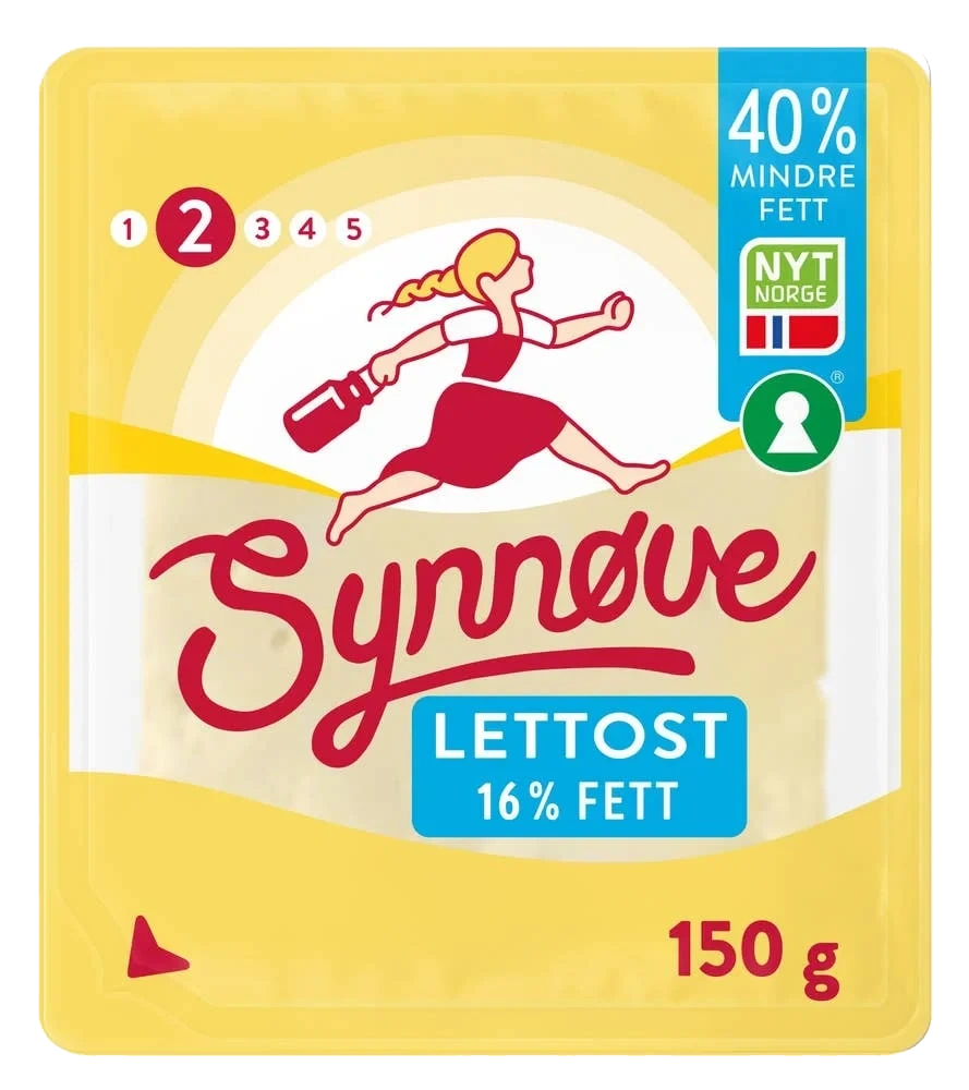 Lett gulost skivet