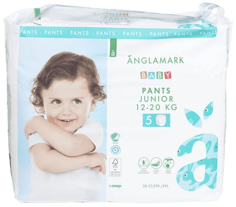 Coop Ängalmark Buksebleier Junior 38stk