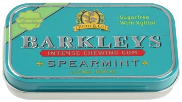 Barkleys Intense Spearmint Gum 30g