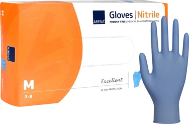Engangshanske Abena Excellent Ultra Protection m Blå Nitril