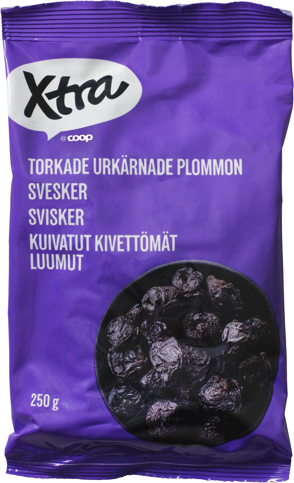 Torkade Plommon Urkärnade