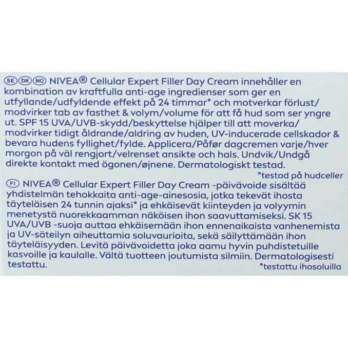 Dagkräm Cellular Expert Filler SPF 15