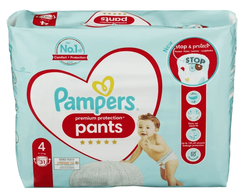Pampers Premiumprotection Pants S4 9-15kg 32stk