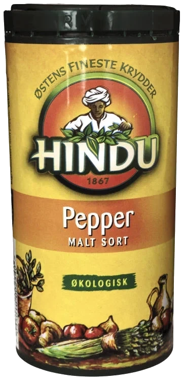 Pepper Sort m/Økologisk Boks Hindu