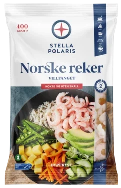Norske Reker 400g Frys Stella Polaris