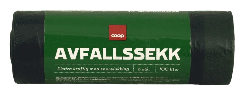 Coop Avfallssekk Ekstra Kraftig 6stk