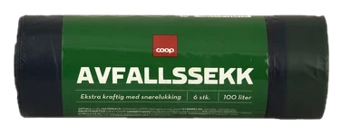 Coop Avfallssekk Ekstra Kraftig 6stk