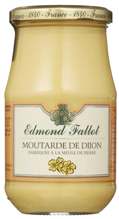 Sennep Dijon Lys Fransk 390g Fallot