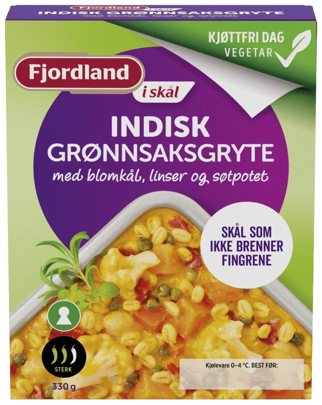Fjordland Sunt & Godt Indiskgryte Grønnsaksgryte