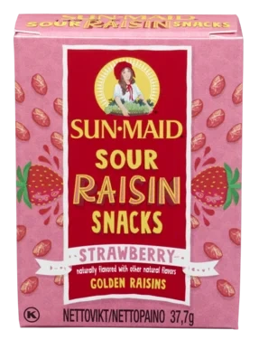Sun Maid Rosiner Sour Strawberry 37.7g