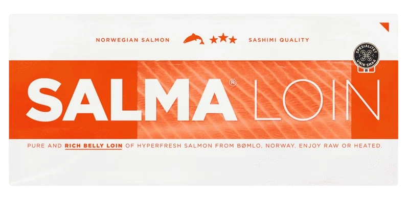 Salma Loin 1/2 Fersk Laks ca 340g