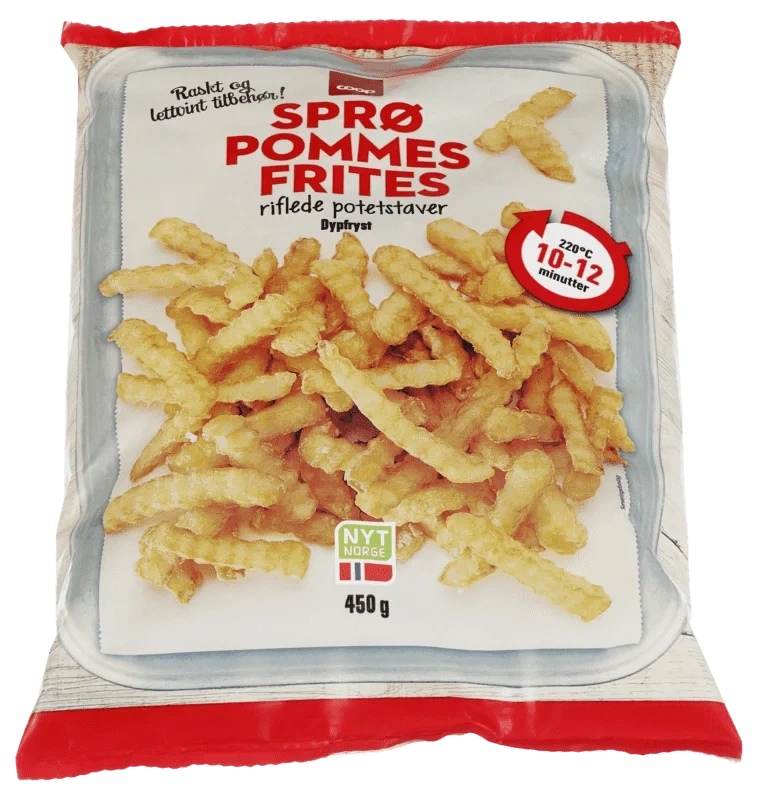 Coop Sprø Pommes Frites 450g