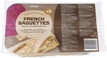 Stoneovenbaked 1/2 Baguettes 2 Pack