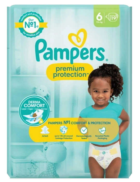 Pampers Premium Protection S6 13-18kg 19stk
