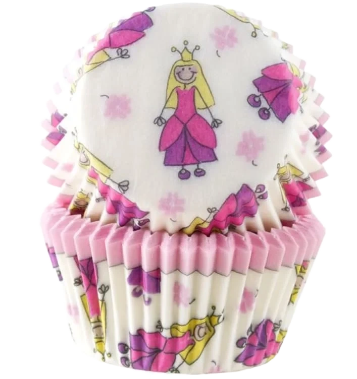 Muffinsformer Prinsesse 50stk Cacas